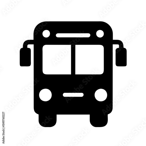 Icon of a bus representing public transportation