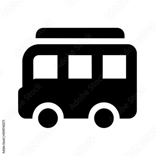 Icon of a bus representing public transportation