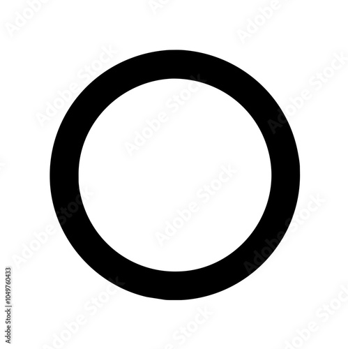 Icon of a button, often used in user interfaces or clothing