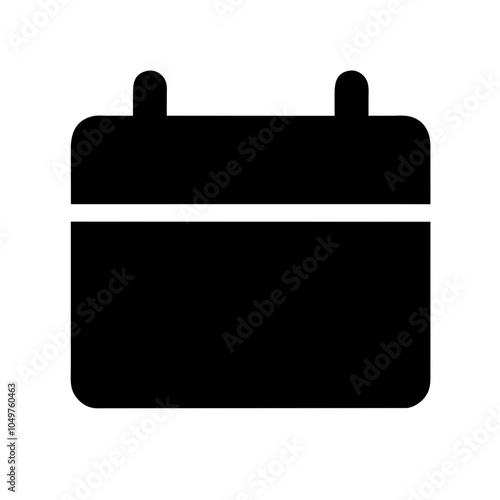 Icon of a calendar to represent time management and scheduling