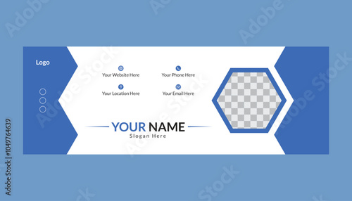 Professional Email Signature Template Design	