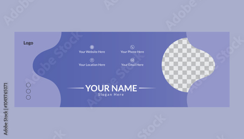 Professional Email Signature Template Design	