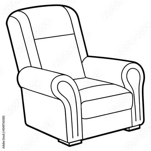Recliner line art
