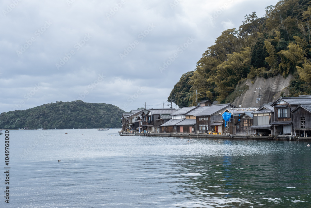 Ine Fishing Village, is famous for its unique funaya, or boat houses. These wooden buildings sit right on the water and serve as both dock and home for the fishermen