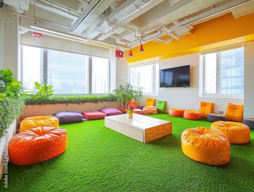 Modern Office Lounge. photo