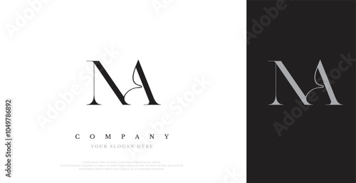 Initial NA Logo Design Vector 