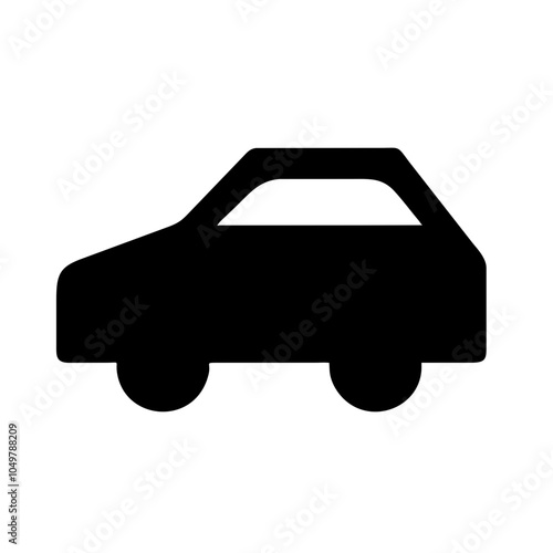 Icon of a car representing transportation