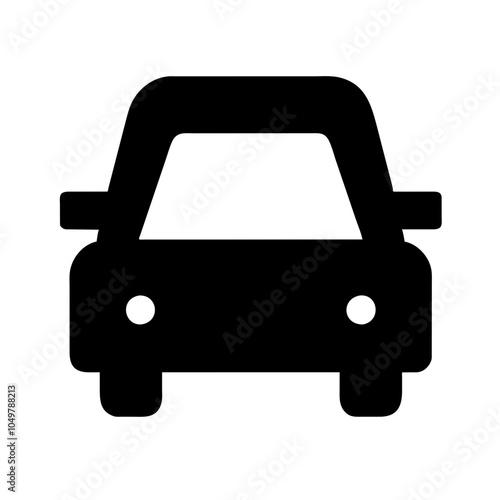 Icon of a car representing transportation