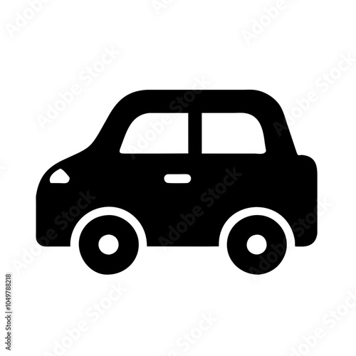 Icon of a car representing transportation