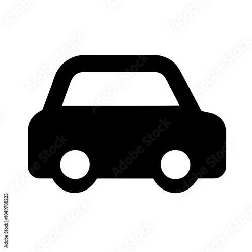 Icon of a car representing transportation