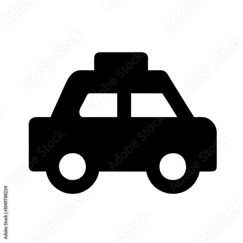 Icon of a car representing transportation