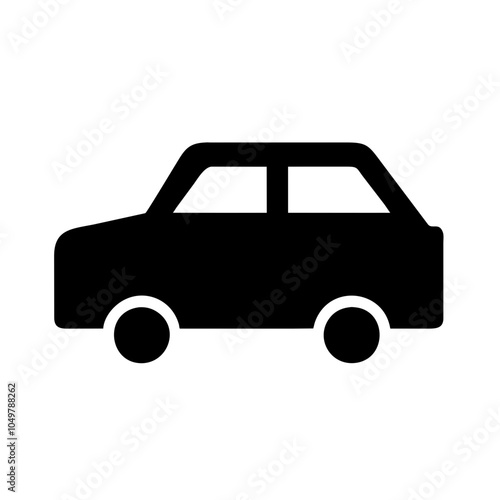 Icon of a car representing transportation