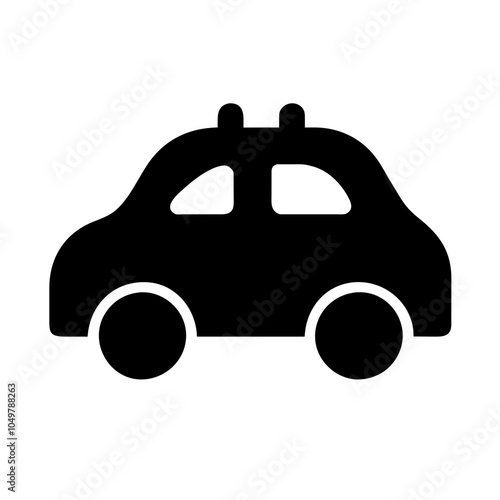 Icon of a car representing transportation