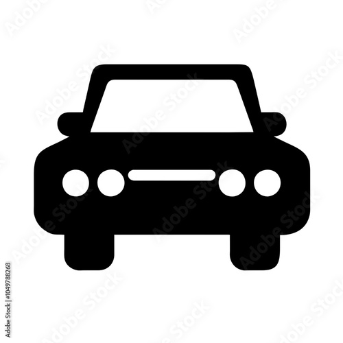 Icon of a car representing transportation