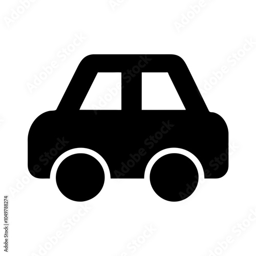 Icon of a car representing transportation