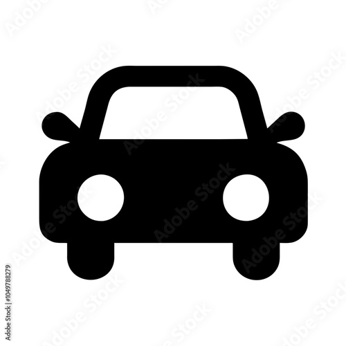 Icon of a car representing transportation
