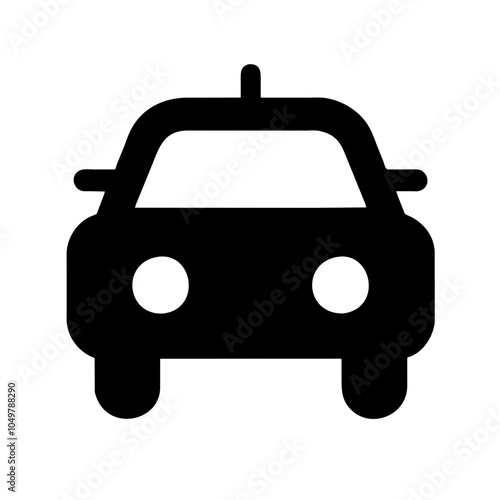 Icon of a car representing transportation