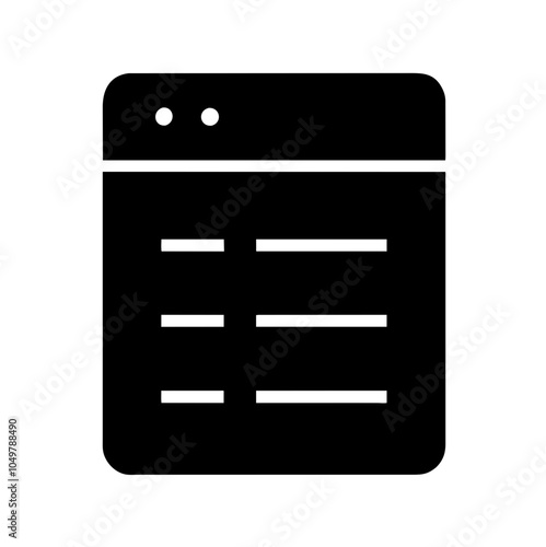 Icon of a catalog representing product listings or resources