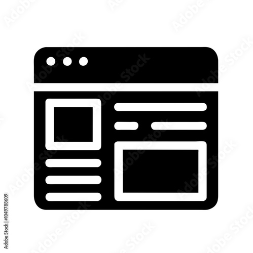 Icon of a catalog representing product listings or resources