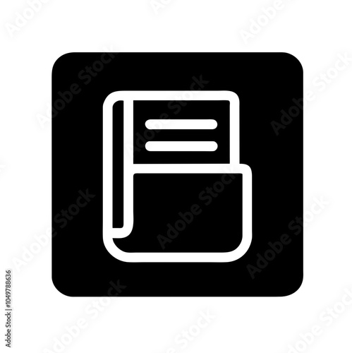 Icon of a catalog representing product listings or resources