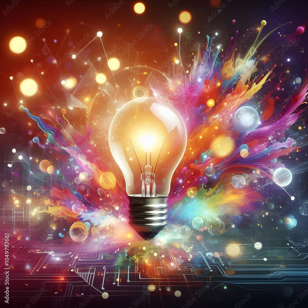 An imaginative depiction of a light bulb symbolizing a spark of innovation and clever ideas, representing breakthrough marketing strategies and creative business planning. An imaginative depiction of a light bulb symbolizing a spark of innovation and clever ideas, representing breakthrough marketing strategies and creative business planning.