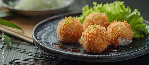 Japanese cuisine croquette ...