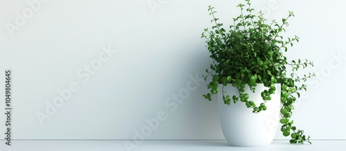 new green trailing plant in...