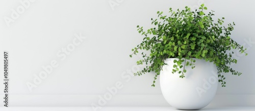 new green trailing plant in...
