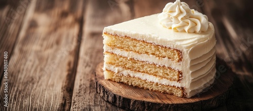 Whole milk cake with vanill...