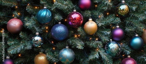 Close up of a decorated Chr...