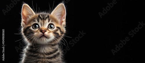 Portrait of an adorable kit...