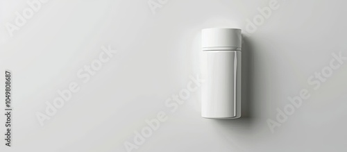 New antiperspirant stick deodorant on a white background Blank copy space for advertising area photo