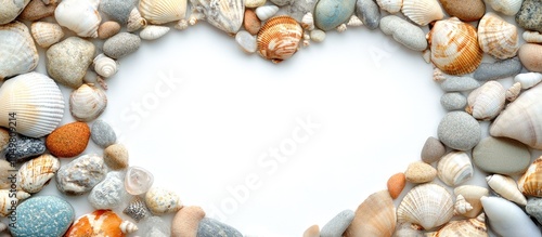 Heart shaped frame made of ...