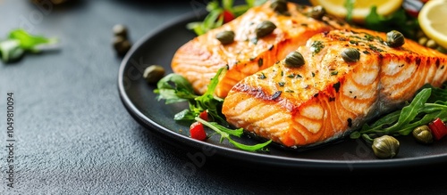 Closeup of delicious cooked...