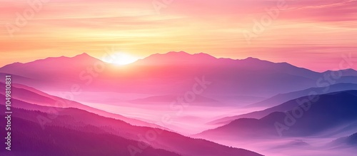 The stunning hues of the ev...