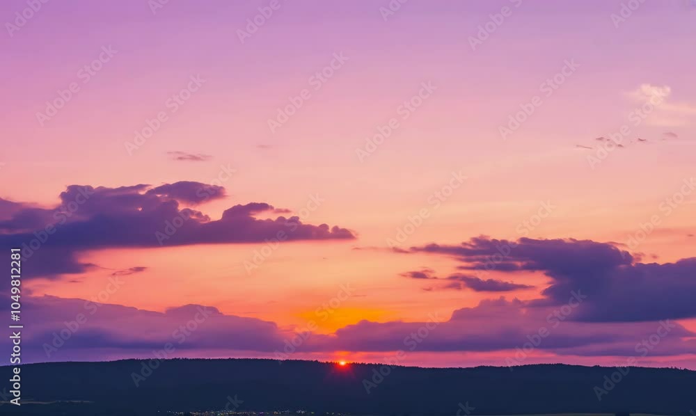 tranquil clouds glowing pink at sunset from above tranquil clouds glowing pink at sunset from above