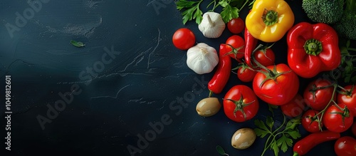 Background of healthy food ...