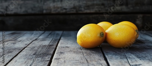 lemons on a wooden surface....