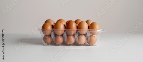 Clear plastic container for...