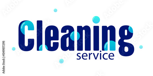 Services of the company for cleaning premises, deep dry cleaning of furniture. Sign, symbol. Vector, illustration