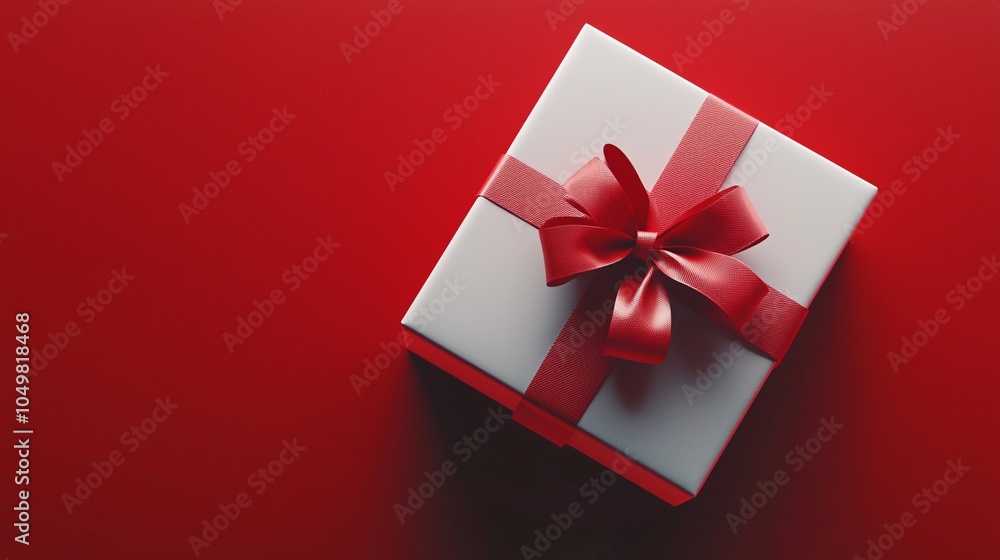 Simple White Gift Box for Holiday Events Simple White Gift Box for Holiday Events