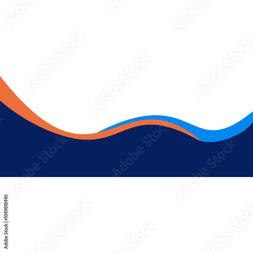 Free Download Business Wave Footer - GFXLoad