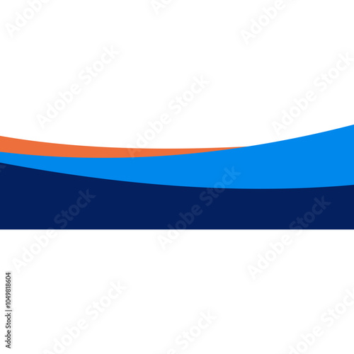 Free Download Business Wave Footer - GFXLoad