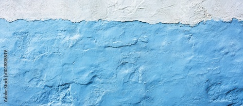 Light clean blue stucco wal...
