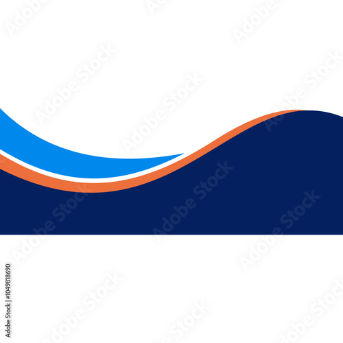 Free Download Business Wave Footer - GFXLoad