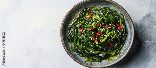 Japanese seaweed konjac sti...