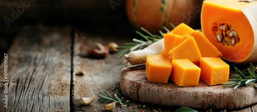 Pumpkin sausage prepared wi...