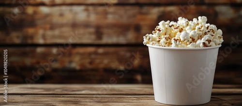 White bucket filled with po...