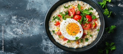 Breakfast oatmeal porridge ...