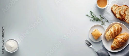Breakfast arrangement in a ...